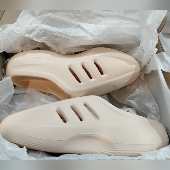 NEW Adidas Mens Adifom Futuristic Infinity Mule Warm Vanilla Slip-On Clogs SZ 13 - Picture 14 of 14